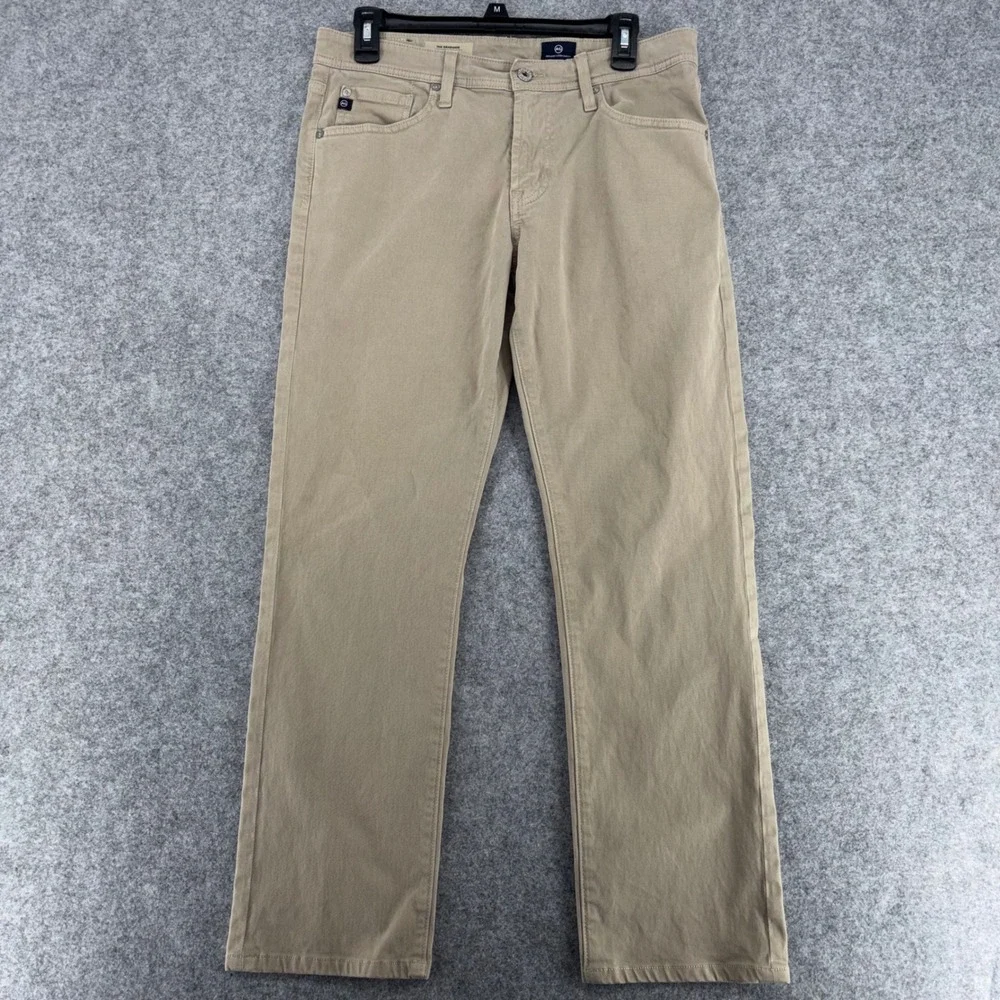 AG Adriano Goldschmied The Graduate  Khaki Pants 31x29 1174SUD-BCH